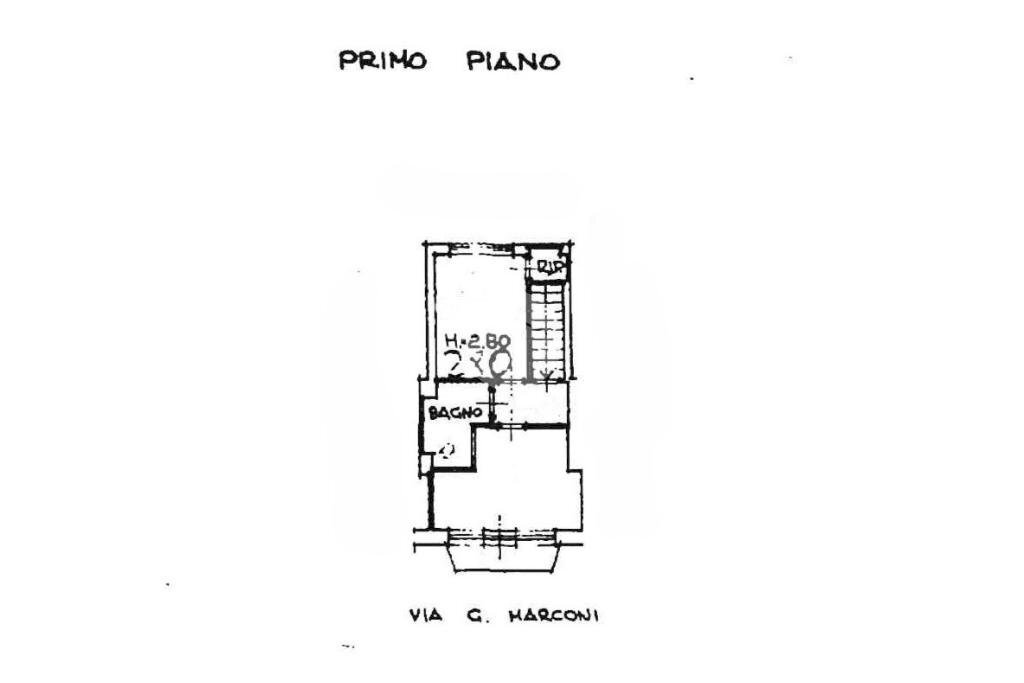 Rustico Via G. Marconi, Azeglio - planimetria 1