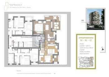 PLANIMETRIA - Trilocale Brescia - foto 13