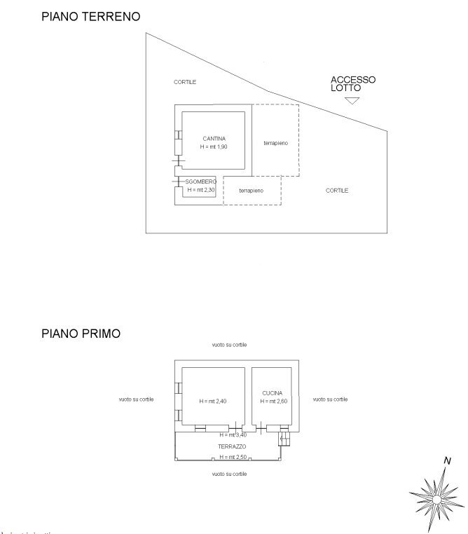 Independent house Via Pian Luis, SNC, Barge - floor plans 1