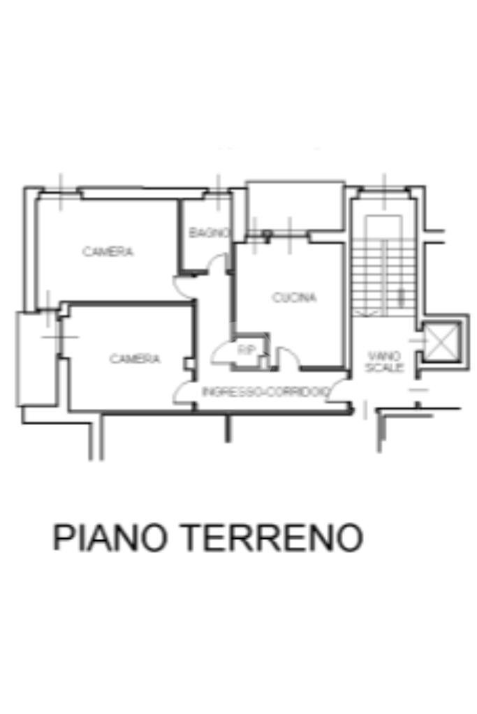 Trilocale Canton Vigna, Ivrea - planimetria 1