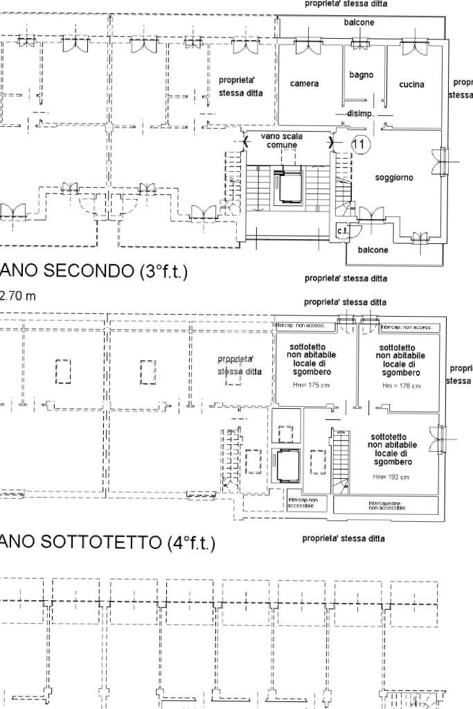 Apartment Via Marconi, Mappano - floor plans 1