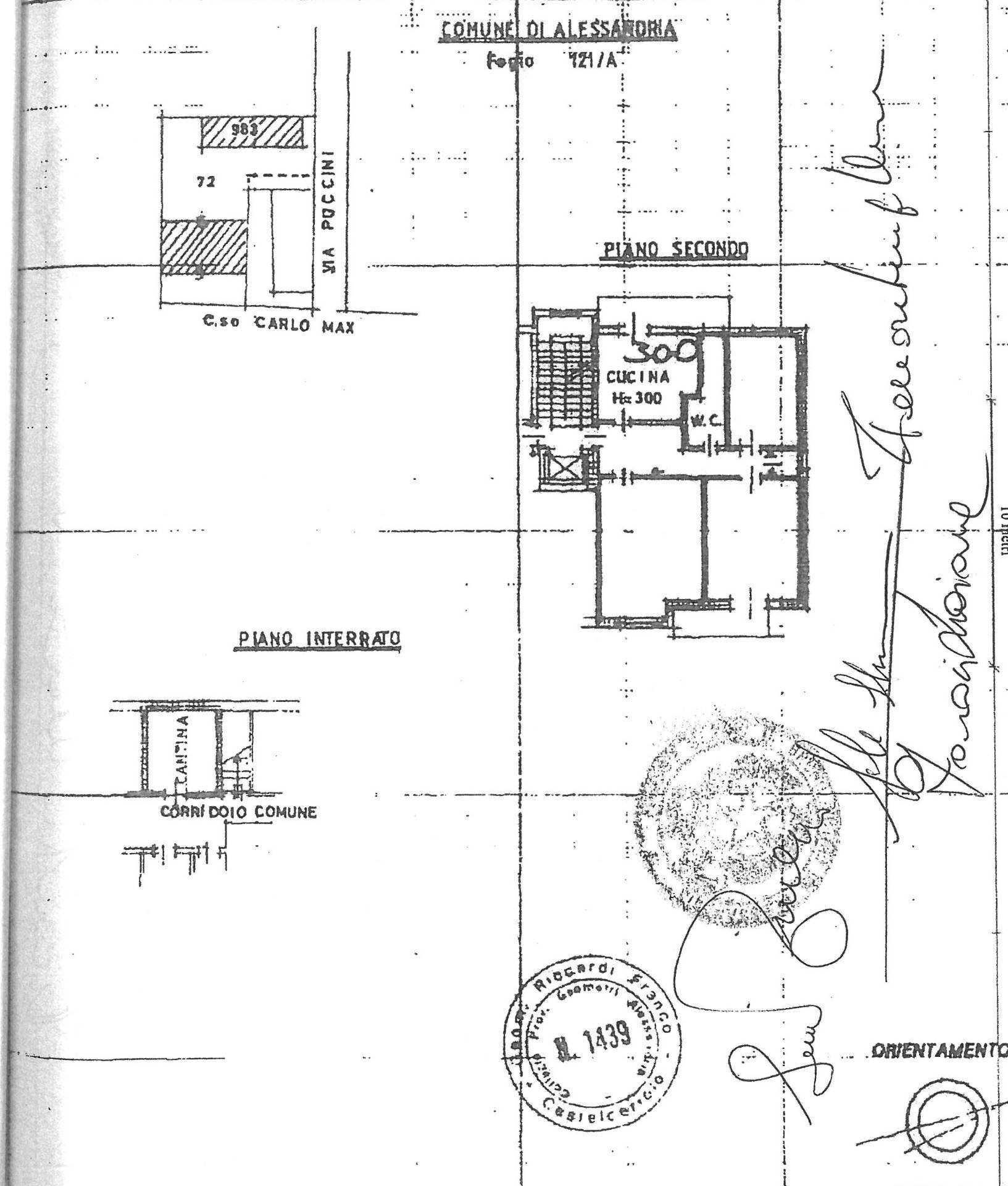 Foto 28 - Appartamento Alessandria - planimetria 1