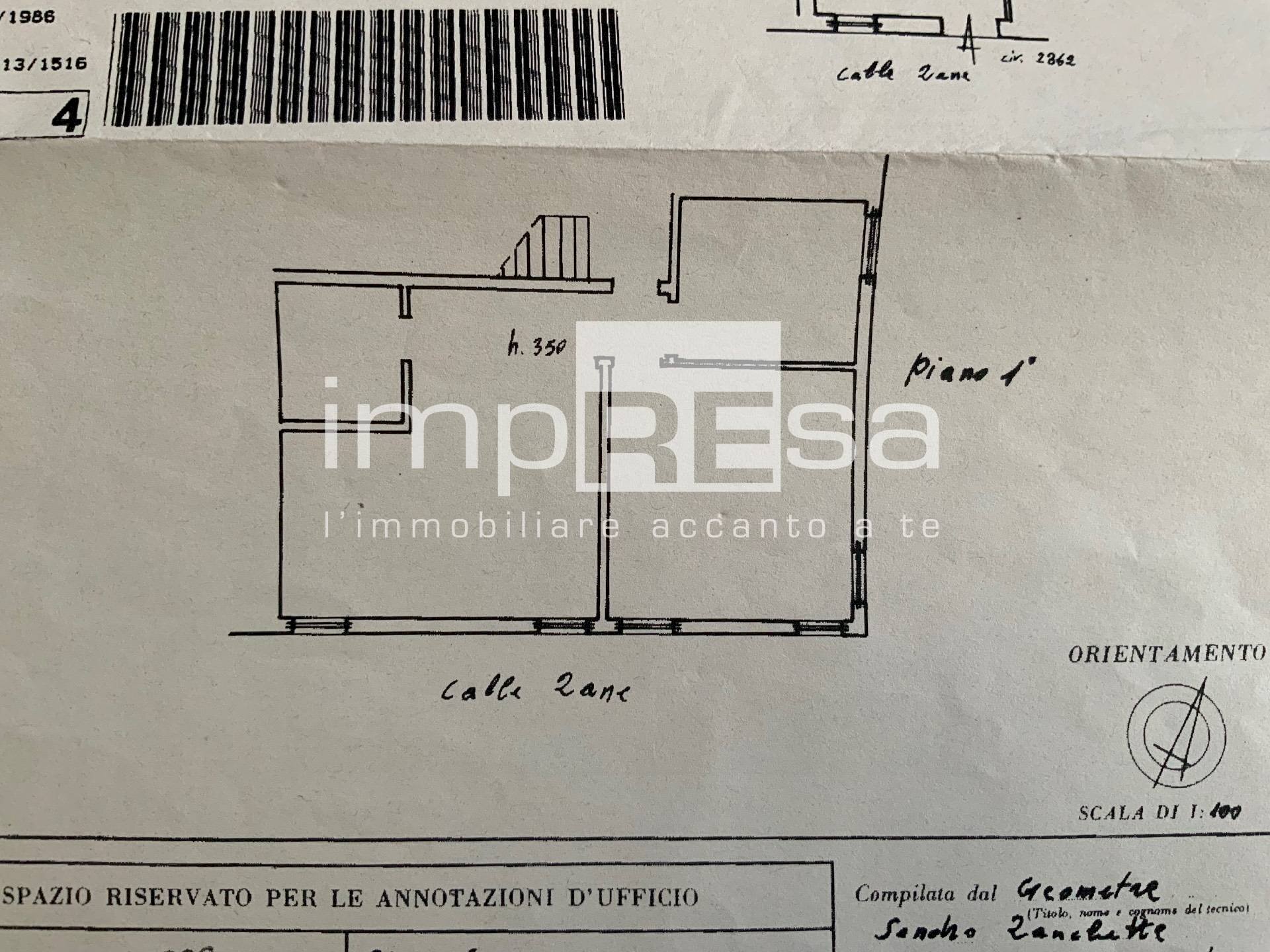 Foto 15 - Trilocale Sestiere san polo
 
2362, Venezia - planimetria 1