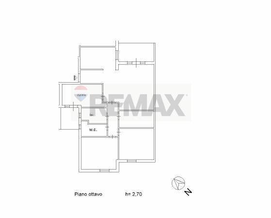 Pianta 2D - Appartamento Viale Moncada
 
17, Catania - planimetria 1