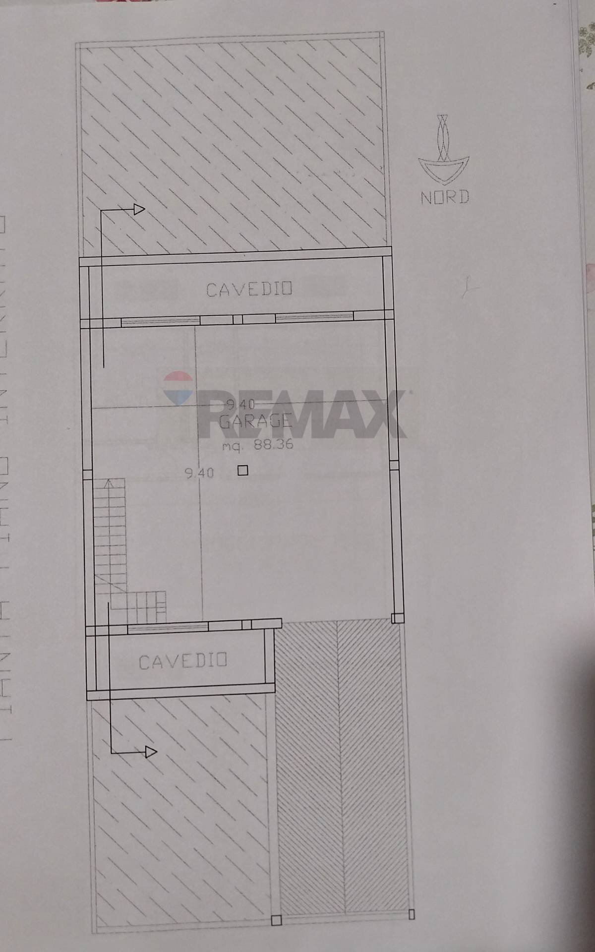 Pianta 2D - Terreno edificabile contrada Scala Vecchia, Paterno - foto 1