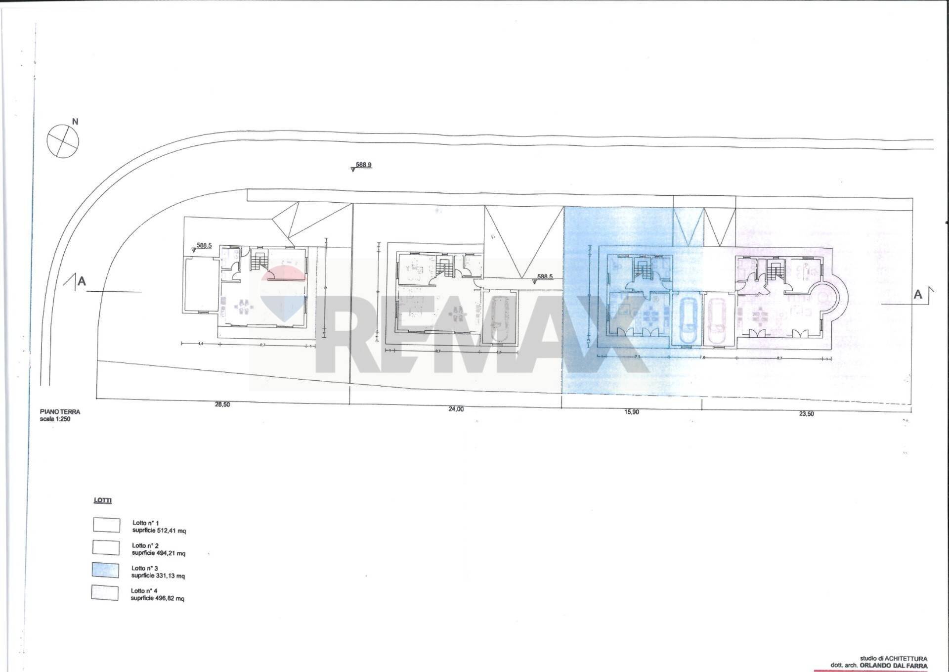 Pianta 2D - Building land Via Rovaia
 
Snc, Belluno - floor plans 1