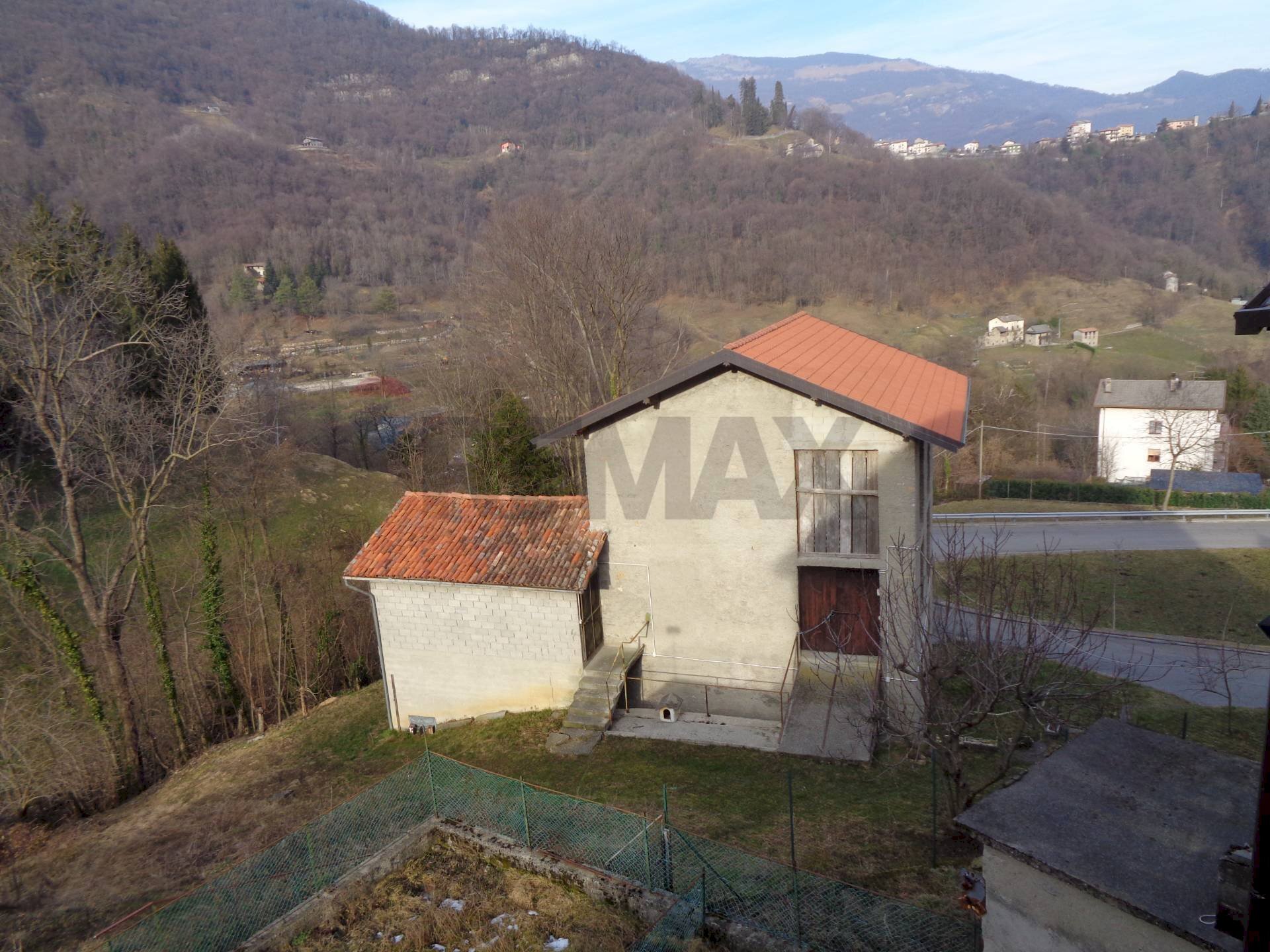 Vista delle montagne - Rustico via Cà CASETTI, Sant'Omobono Terme - foto 2