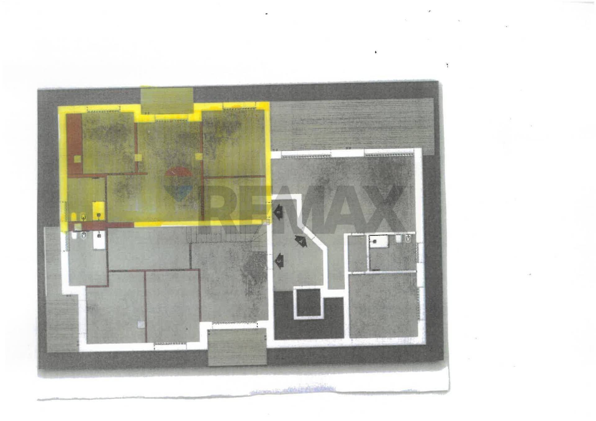 Pianta 2D - Trilocale via Camillo Cavour
 
80, Cavezzo - planimetria 1