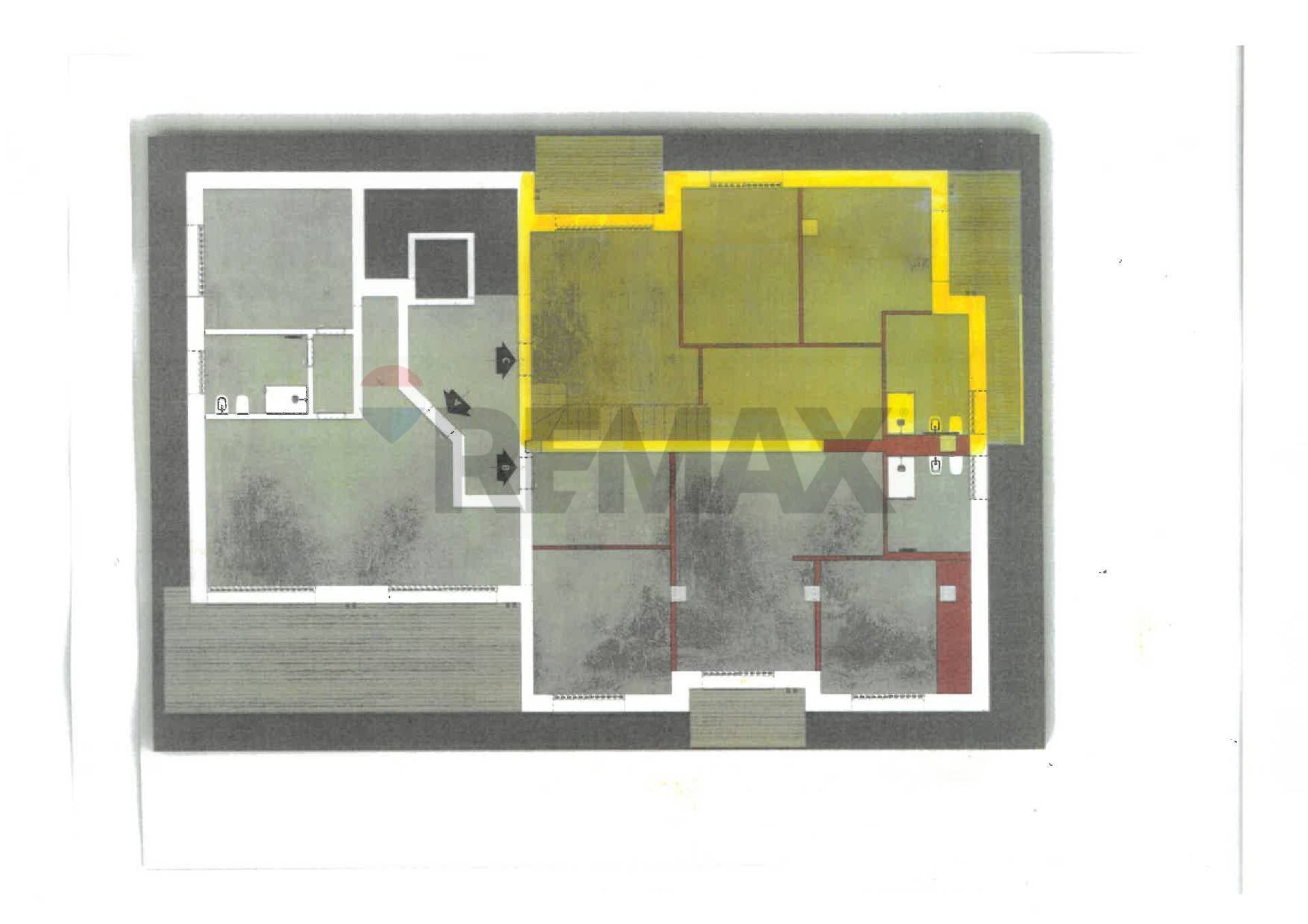Pianta 2D - Attic Via Camillo Cavour
 
80, Cavezzo - floor plans 1