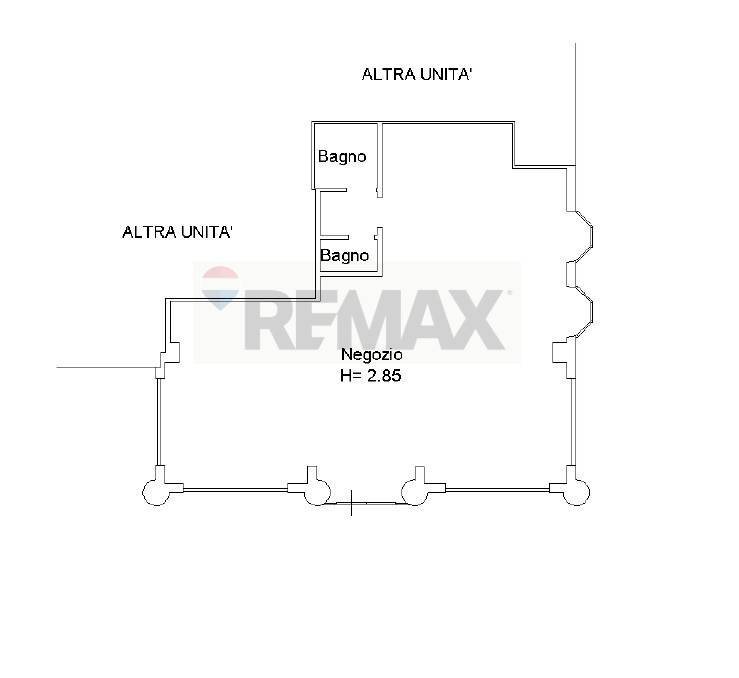 Pianta 2D - Negozio VIA LOMBARDIA
 
17, Volta Mantovana - planimetria 1