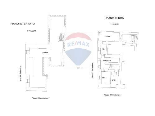 Pianta 2D - Independent house Piazza XX Settembre
 
21, Grumo Appula - floor plans 1