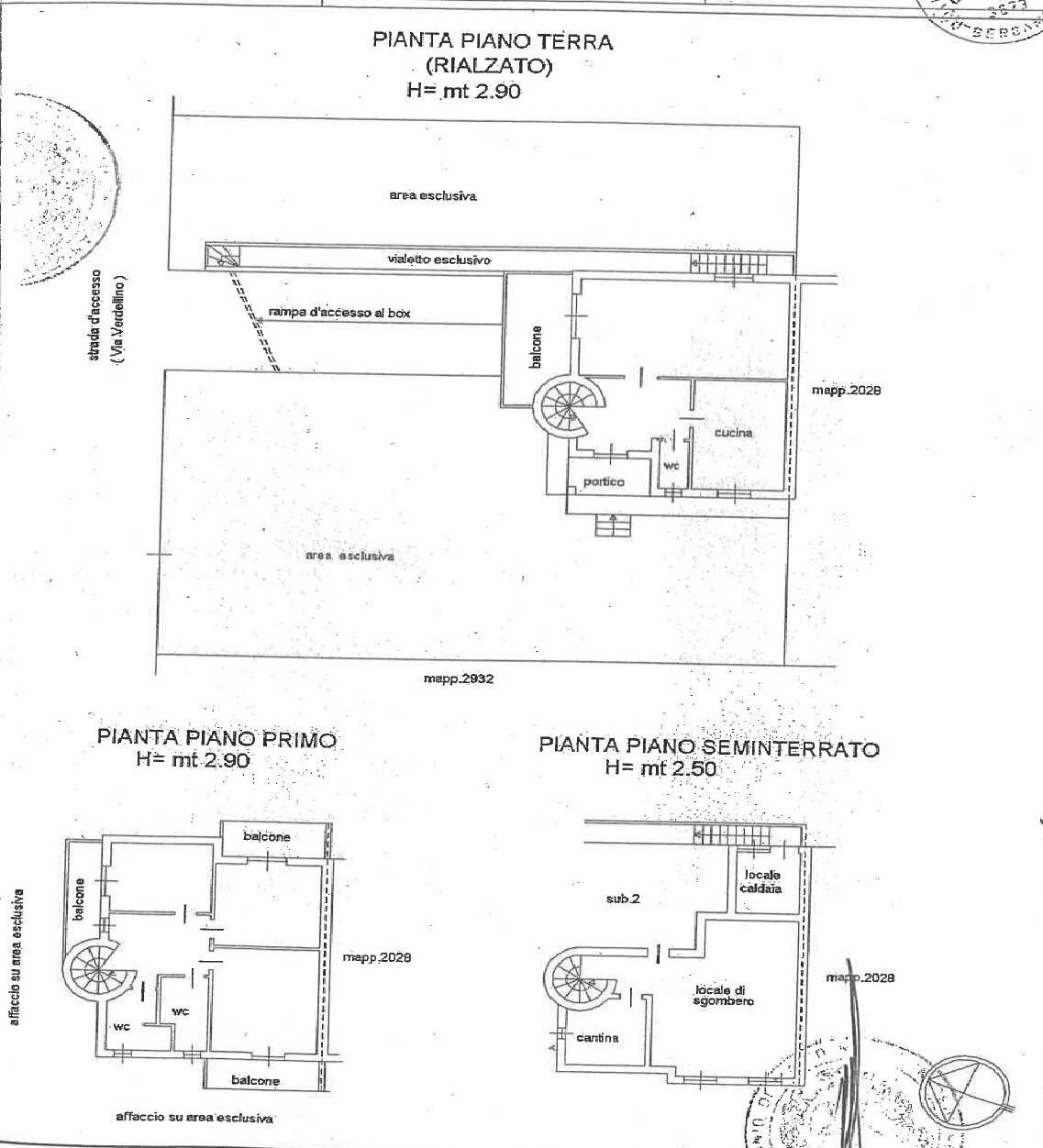 Foto 22 - Villa VIA VERDELLINO
 
40, Osio Sotto - planimetria 1