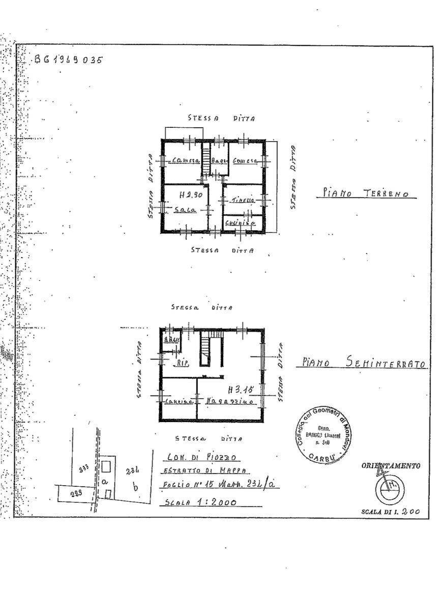 Foto 75 - Villa Località Pià
 
10b, Piozzo - floor plans 1