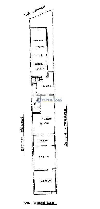 Foto 29 - Casa indipendente via Bainsizza
 
67, Santa Cesarea Terme - planimetria 1