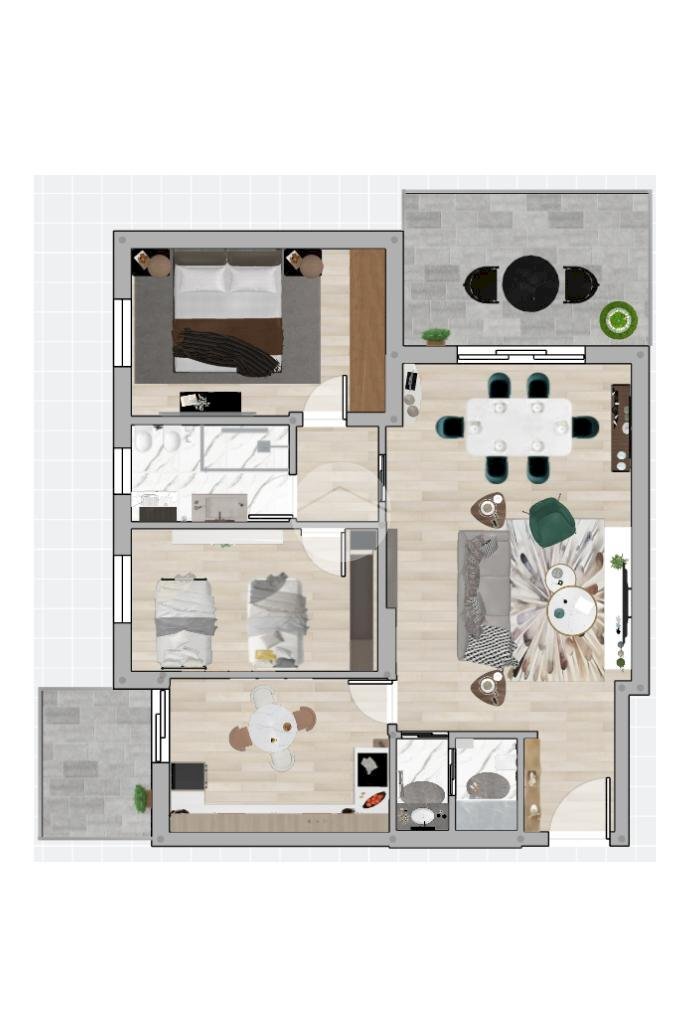 Trilocale Via della Libertà, Corbetta - planimetria 1