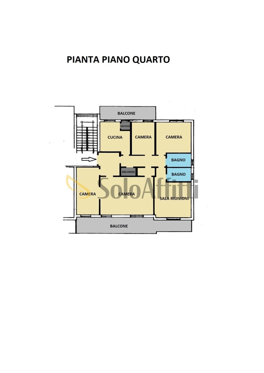 Planimetria vendita.jpg - Ufficio Via Eugenio de Riso 65, Catanzaro - planimetria 1