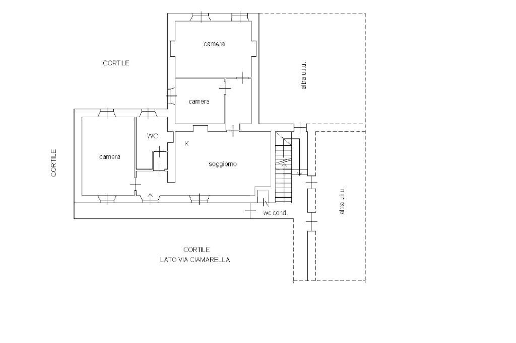 Quadrilocale Via ciamarella, Torino (zona Borgo Vittoria) - planimetria 1