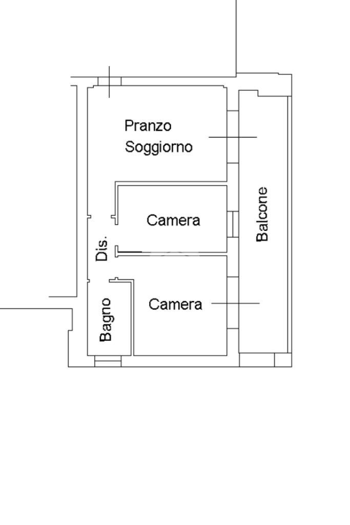 Three-room apartment Viale Euclide, Cesenatico - floor plans 1