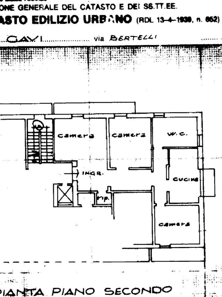 Quadrilocale Via zeffirino bertelli, Gavi - planimetria 1