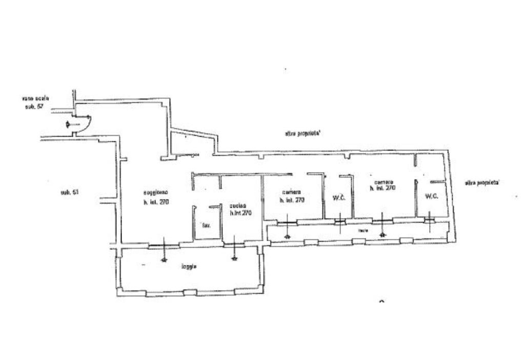 Quadrilocale Via Paolo Giacometti, Novi Ligure - planimetria 1