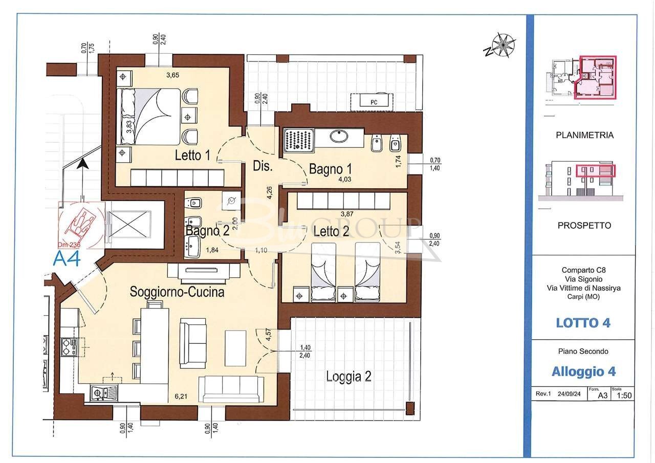 Three-room apartment Carpi - photo 2