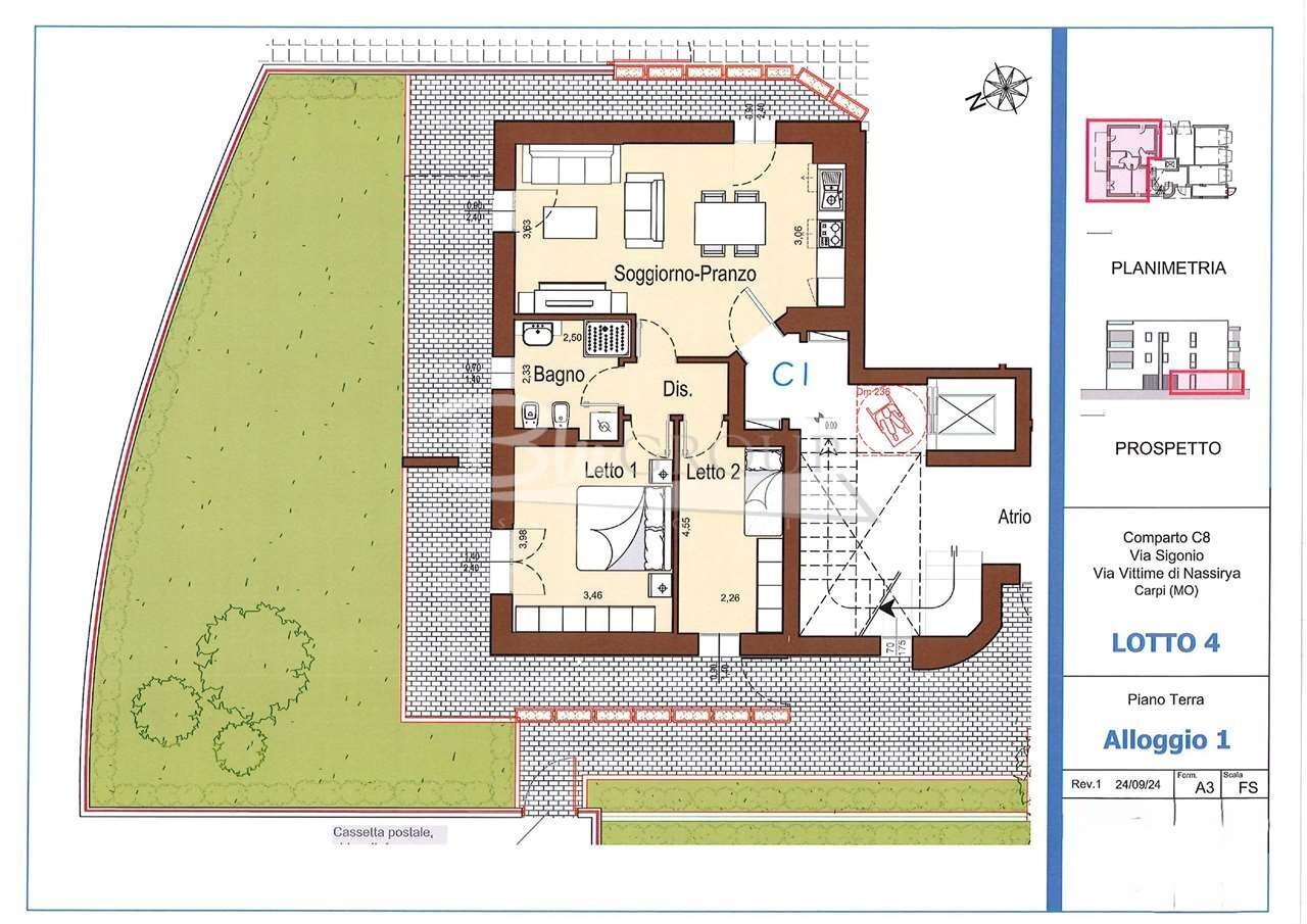 Three-room apartment Carpi - photo 1