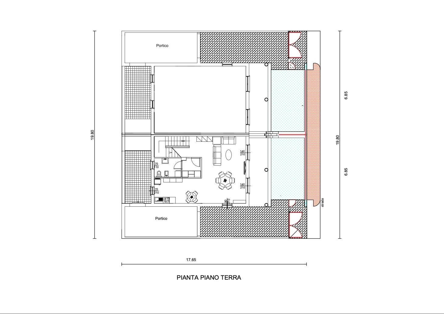 Foto 49 - Villa a Schiera Via Vascello, Tortoreto - planimetria 1