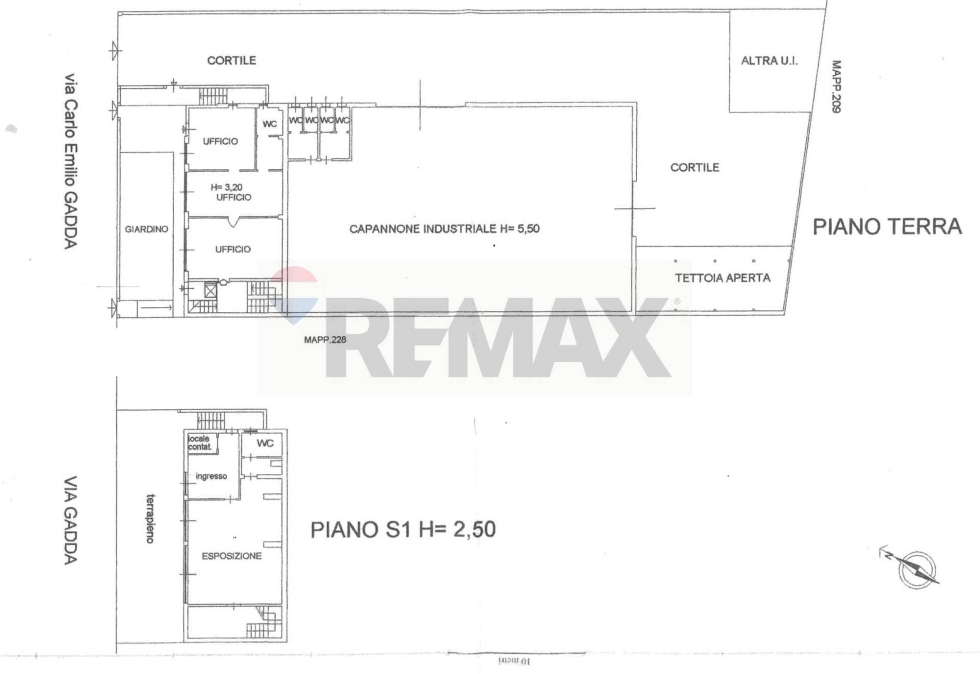 Pianta 2D - Capannone via gadda
 
3, San Donato Milanese - planimetria 1