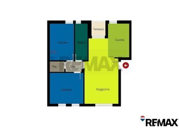 Pianta 2D - Quadrilocale Castro - foto 6