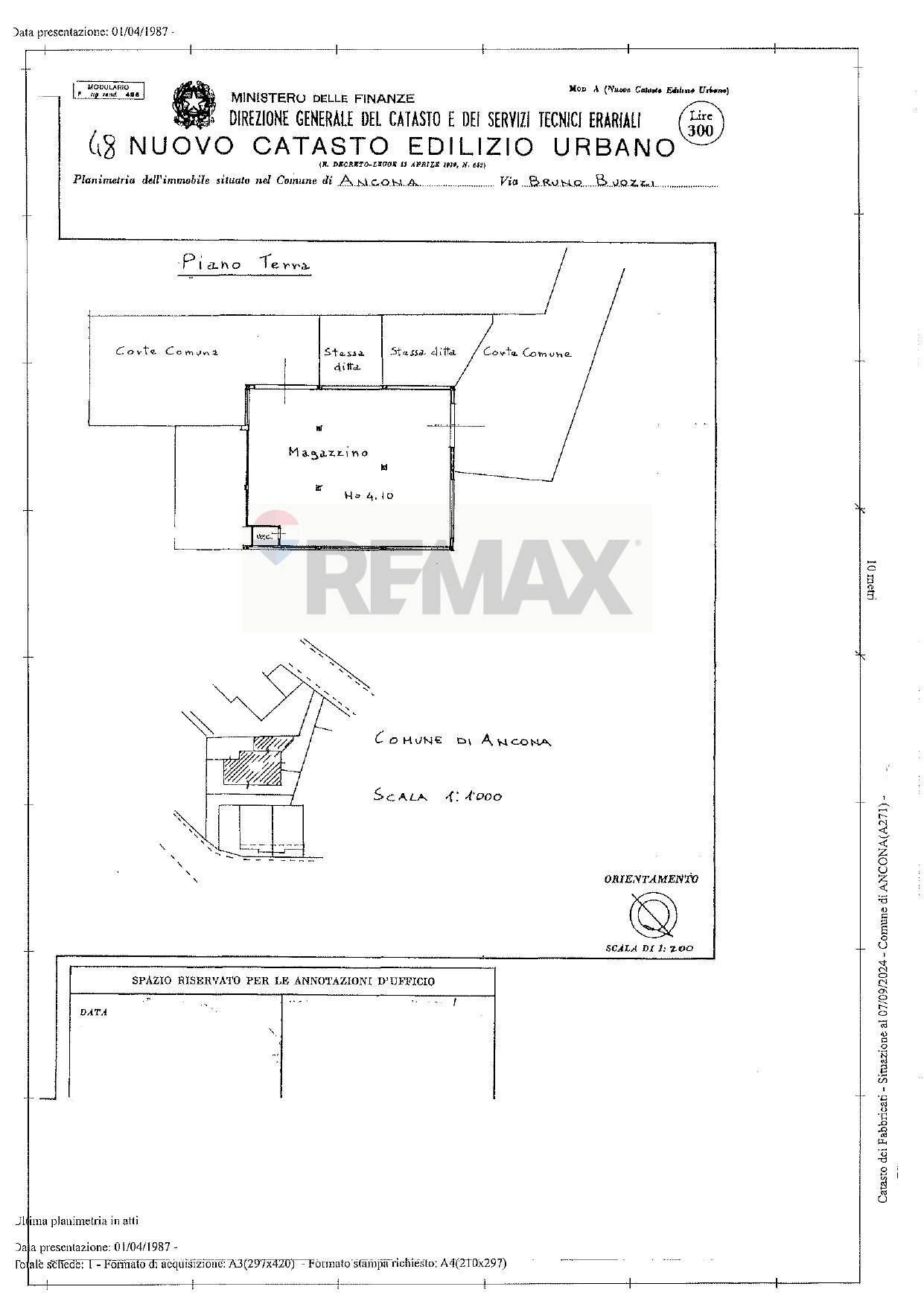 Pianta 2D - Locale Commerciale Via Bruno Buozzi
 
28/B, Ancona - planimetria 1