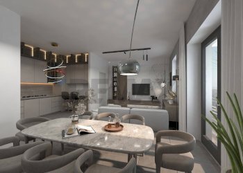 Sala da pranzo - Quadrilocale Via Locatelli
 
21, Ponte San Pietro - foto 1