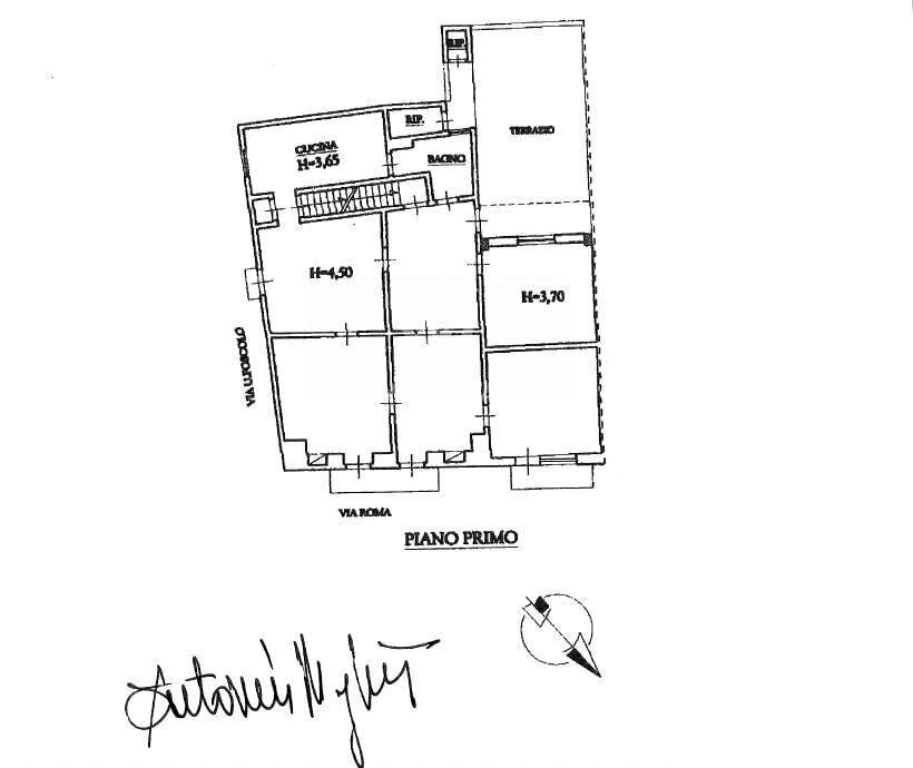 Foto 28 - Independent house VIa Ugo Foscolo
 
110, Neviano - floor plans 1
