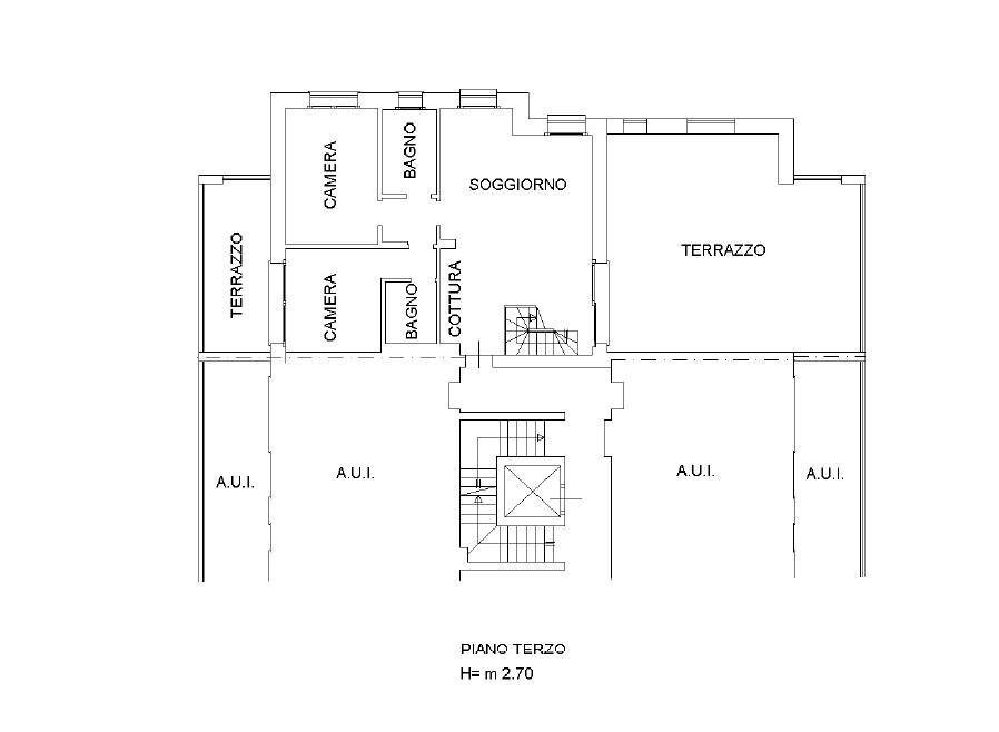 Foto 45 - Quadrilocale Via Angela Poeta
 
4, Bergamo - planimetria 1