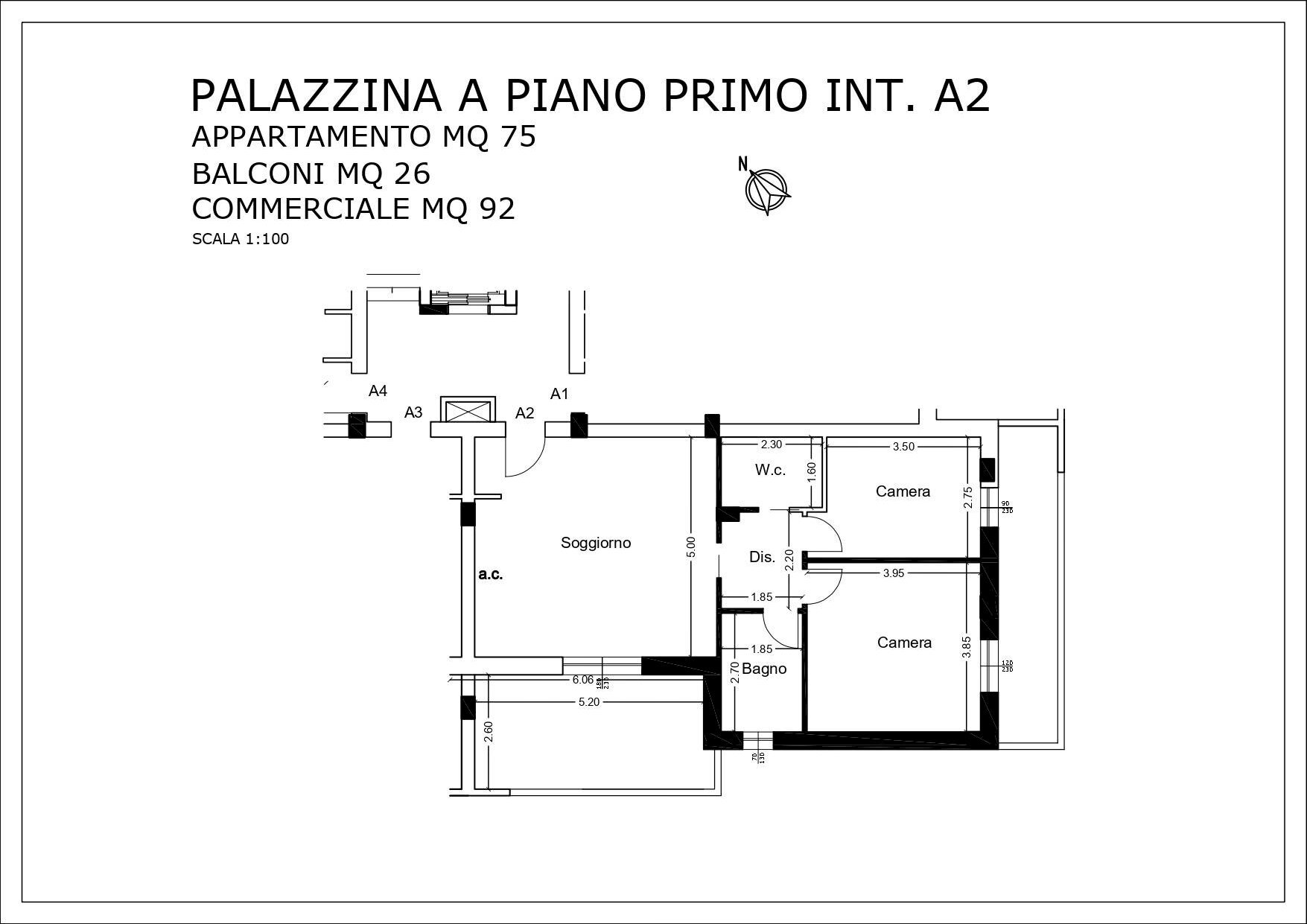 Foto 8 - Trilocale Via Di Girolamo, Pescara - planimetria 1
