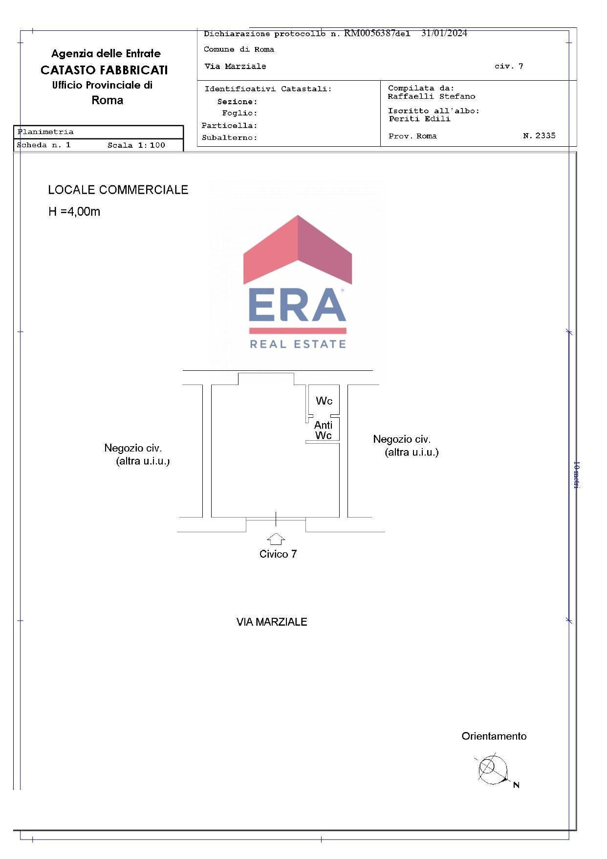 Foto 9 - Commercial Premises Via Marziale
 
7, Roma - floor plans 1