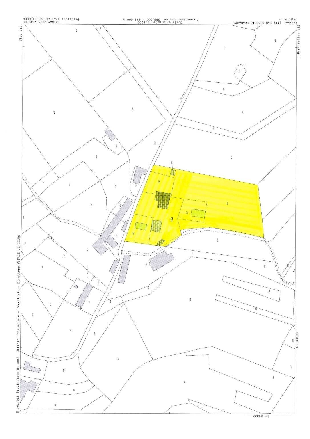 Rustico Regione Boglioli, San Giorgio Scarampi - planimetria 1