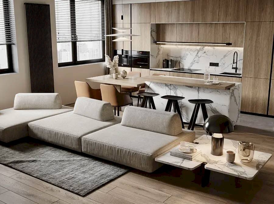 Salone - Quadrilocale via Borgo Santa Caterina, Bergamo (zona Borgo Santa Caterina) - foto 3