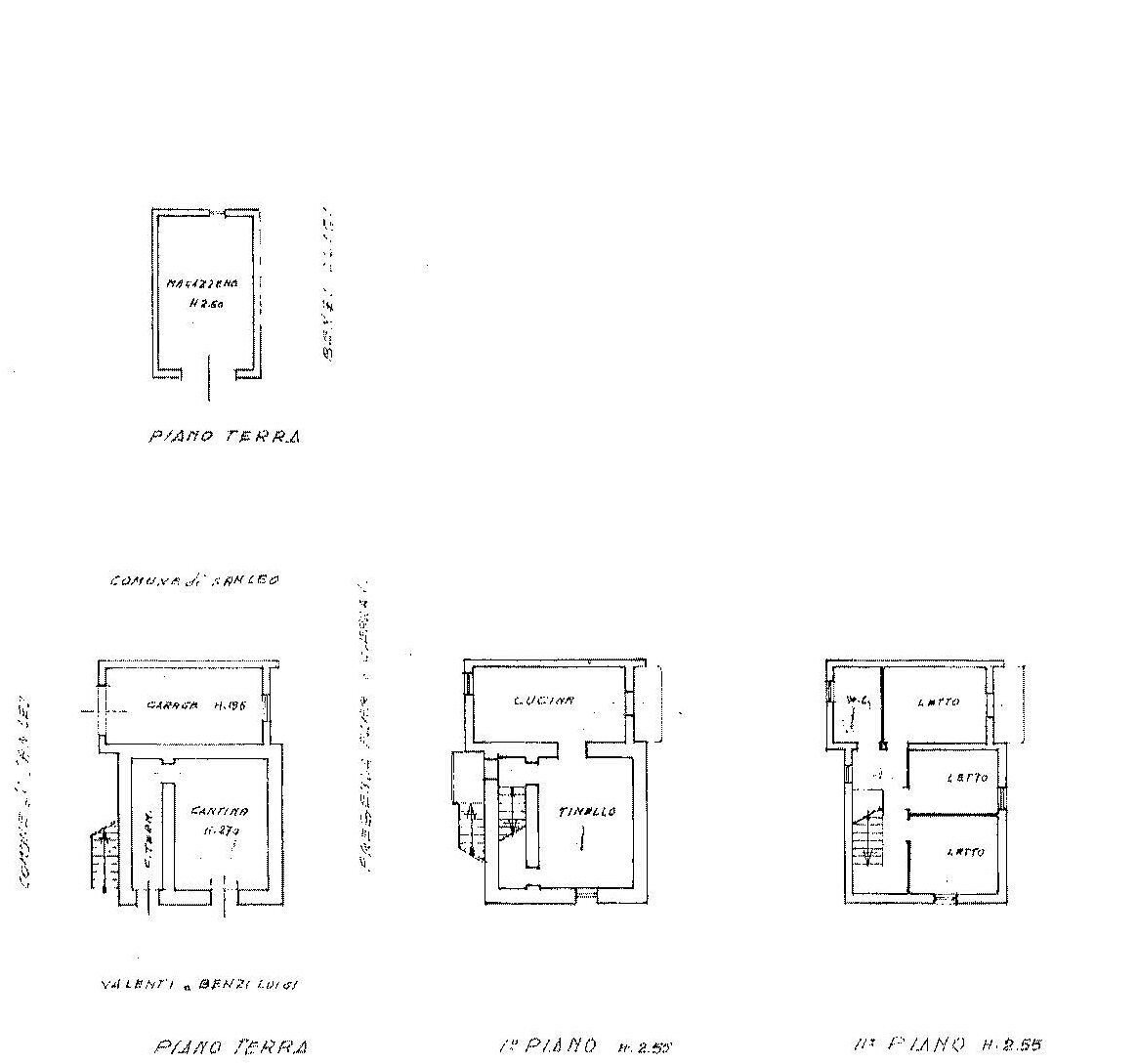 Casa indipendente strada Leontina Collina, San Leo - planimetria 1