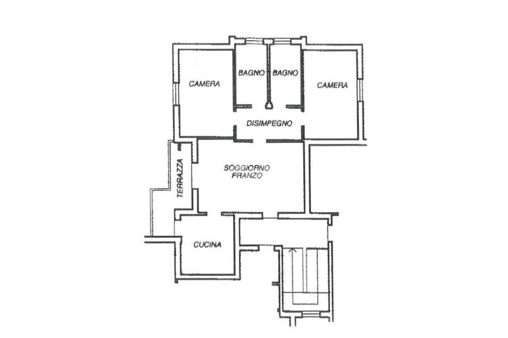 Four-room apartment Via San Donato, Granarolo dell'Emilia - floor plans 1