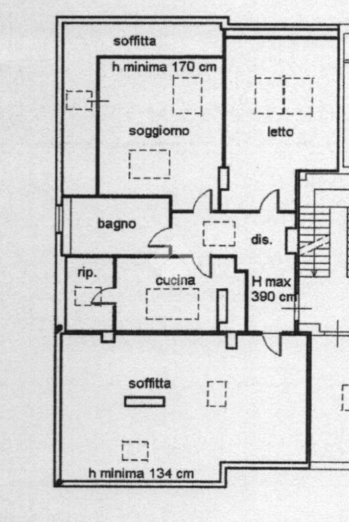 Trilocale Via Villa Negro Ovest, Carpi - planimetria 1
