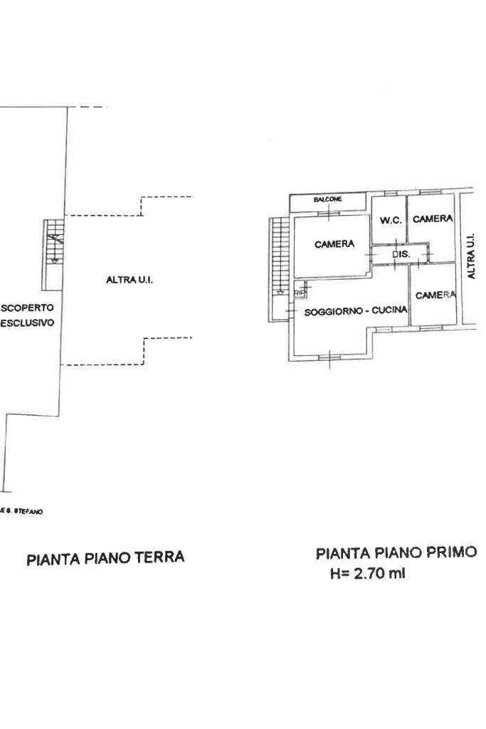 Quadrilocale Via S. Stefano, Gradara - planimetria 1
