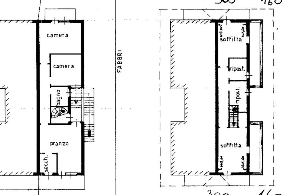 Three-room apartment Viale Frosinone, Riccione - floor plans 1