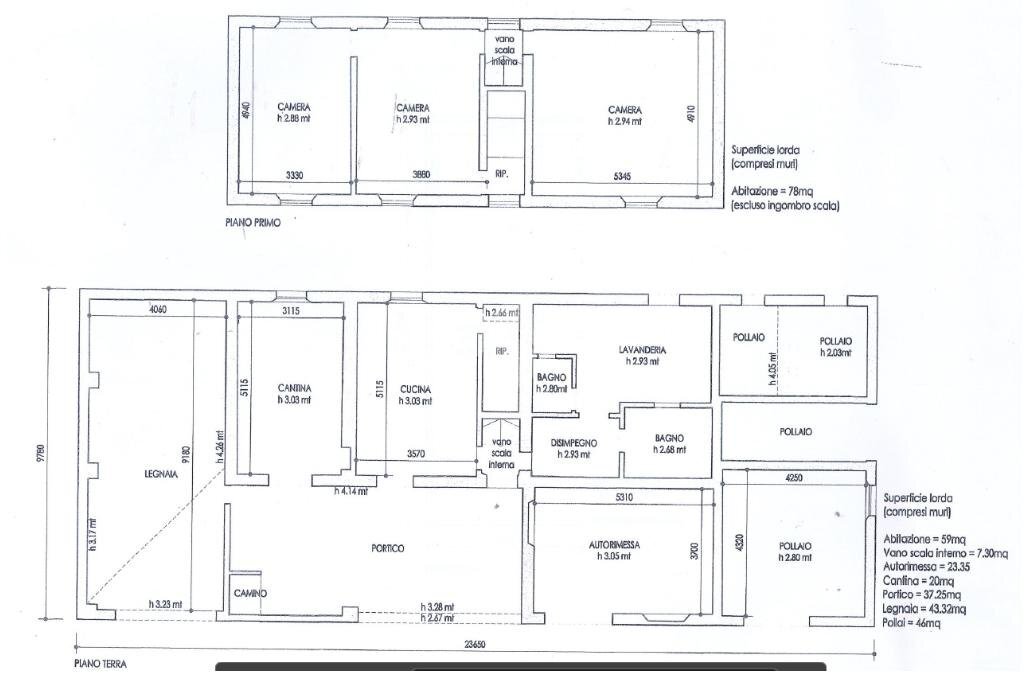 Rustic Via Scodella, Savignano sul Rubicone - floor plans 1