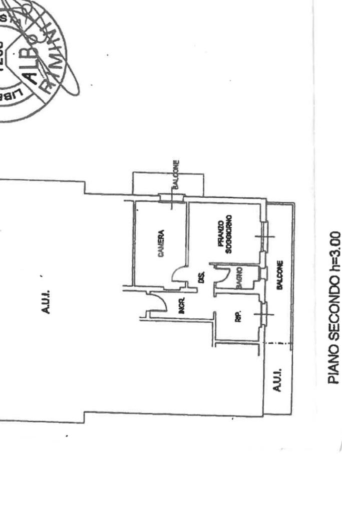 Three-room apartment Via del tulipano, Rimini - floor plans 1