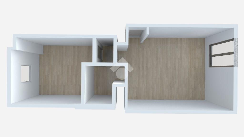 Bilocale Via Giuseppe Guerzoni, Milano (zona Maciachini) - planimetria 1