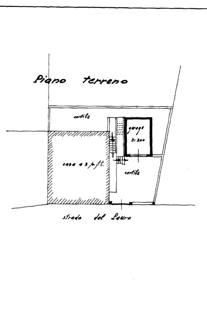 Independent house Strada del Lauro, Torino (neighborhood Borgo Po) - floor plans 1