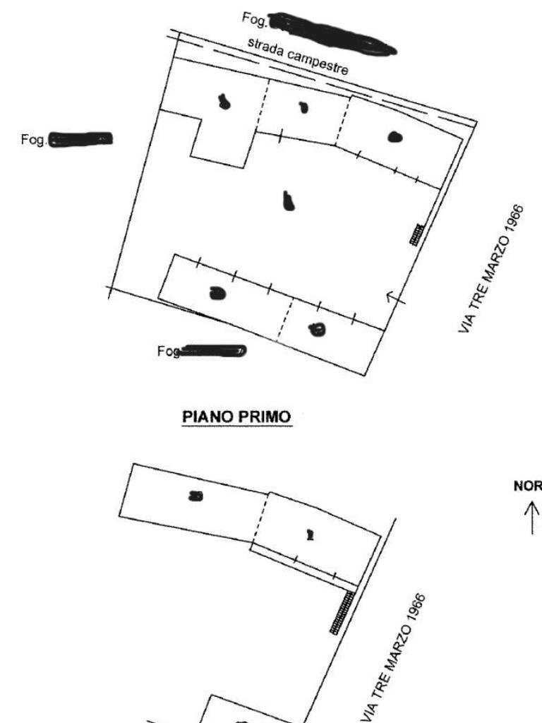 Casa semi indipendente Via Tre Marzo 1966, Montanaro - planimetria 1