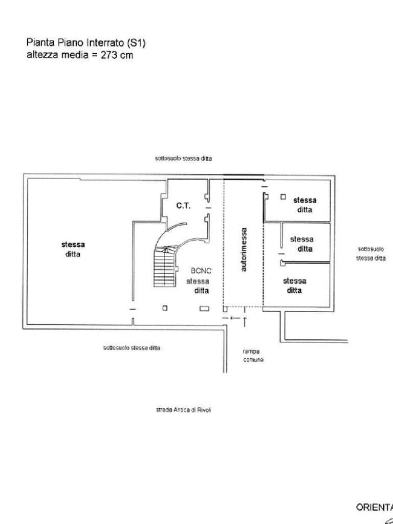 Stable - Palace Strada Antica di Rivoli, Alpignano - floor plans 1