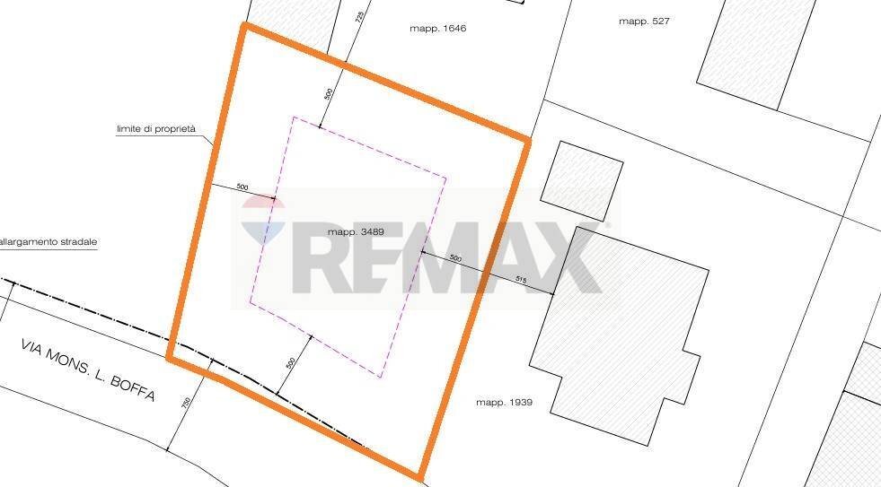 Pianta 2D - Terreno edificabile boffa, Nibionno - planimetria 1