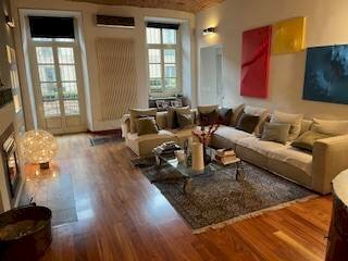 SALONE DOPPIO CON CAMINO - Appartamento Via Accademia Albertina
 
35, Torino - foto 3